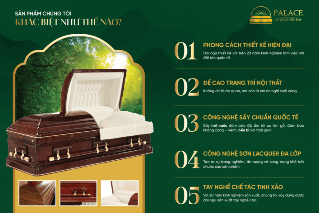 Chất lượng khác biệt của PALACE - Áo Quan Hiện Đại