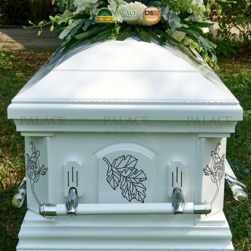 Họa tiết tối giản được khắc trên áo quan hiện đại PALACE – BST Bình Cung